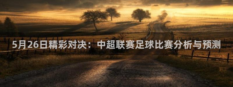  5月26日精彩对决：中超联赛足球比赛分析与预测
