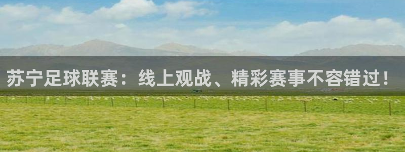 苏宁足球联赛：线上观战、精彩赛事不容错过！